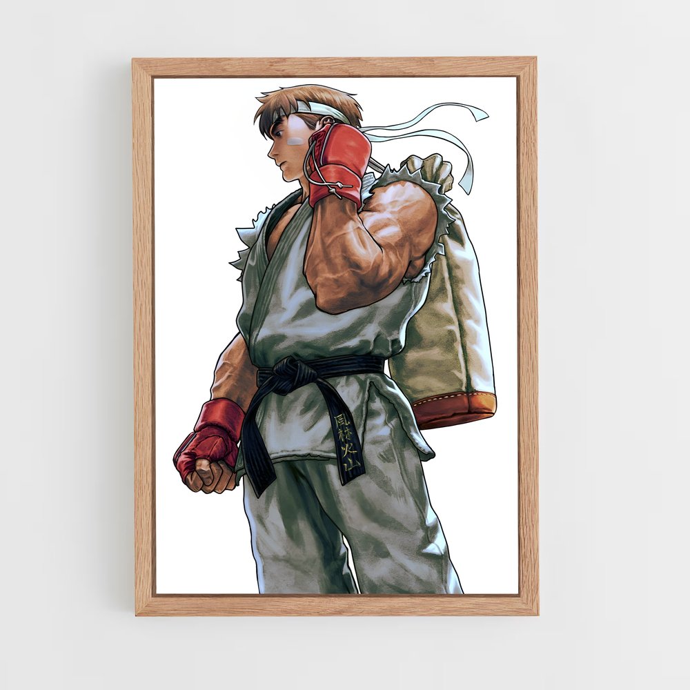 Poster Ken le Guerrier – affiche Street Fighter (vue 4)